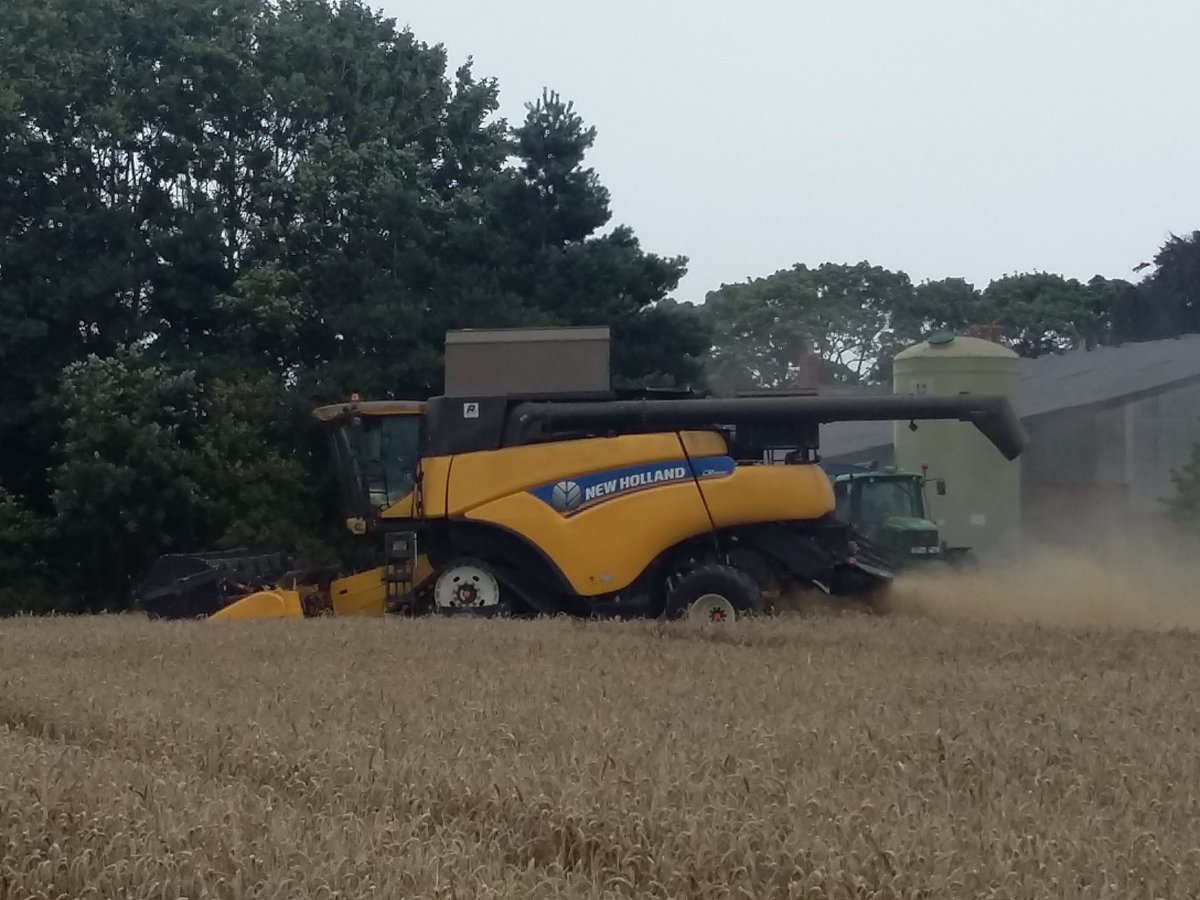 dikesmarshfarm's tweet image. Cutting @BASFcropUK  #realresultscircle field of Grafton wheat. Yielding well, hope we  finish before the rain