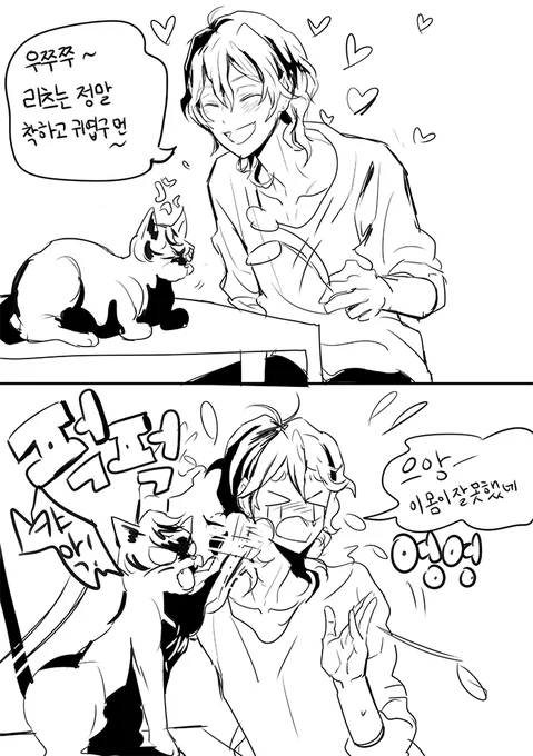 리츠냥과 레이랑 마오 