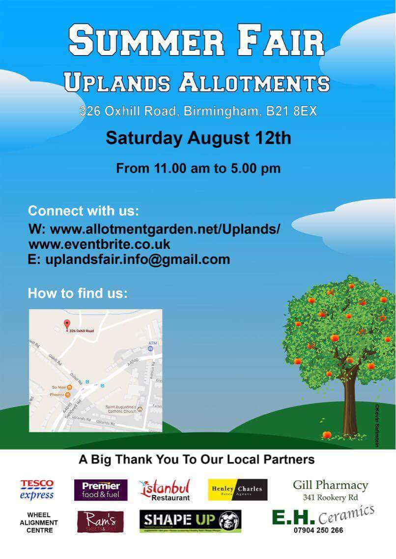 HandsBTSCCC's tweet photo. Don't forget to come and find Handsworth Beat the Street CCC at the Summer Fair 12th August at the Uplands Alocments from 11.00am-5.00pm 🚲🚲🚲 https://t.co/Ja13NW9zRm