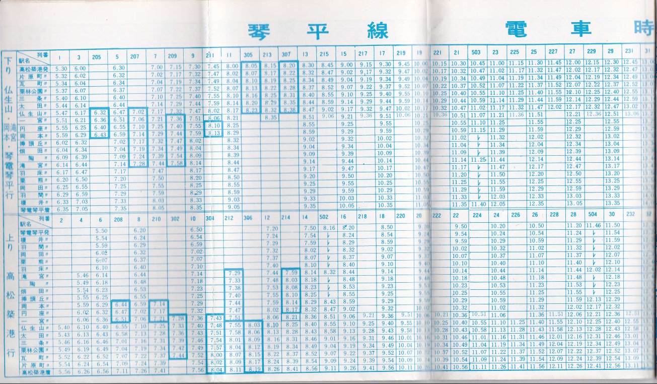国鉄！JR!琴電時刻表セット。これでお願いしますの通販 by 一月