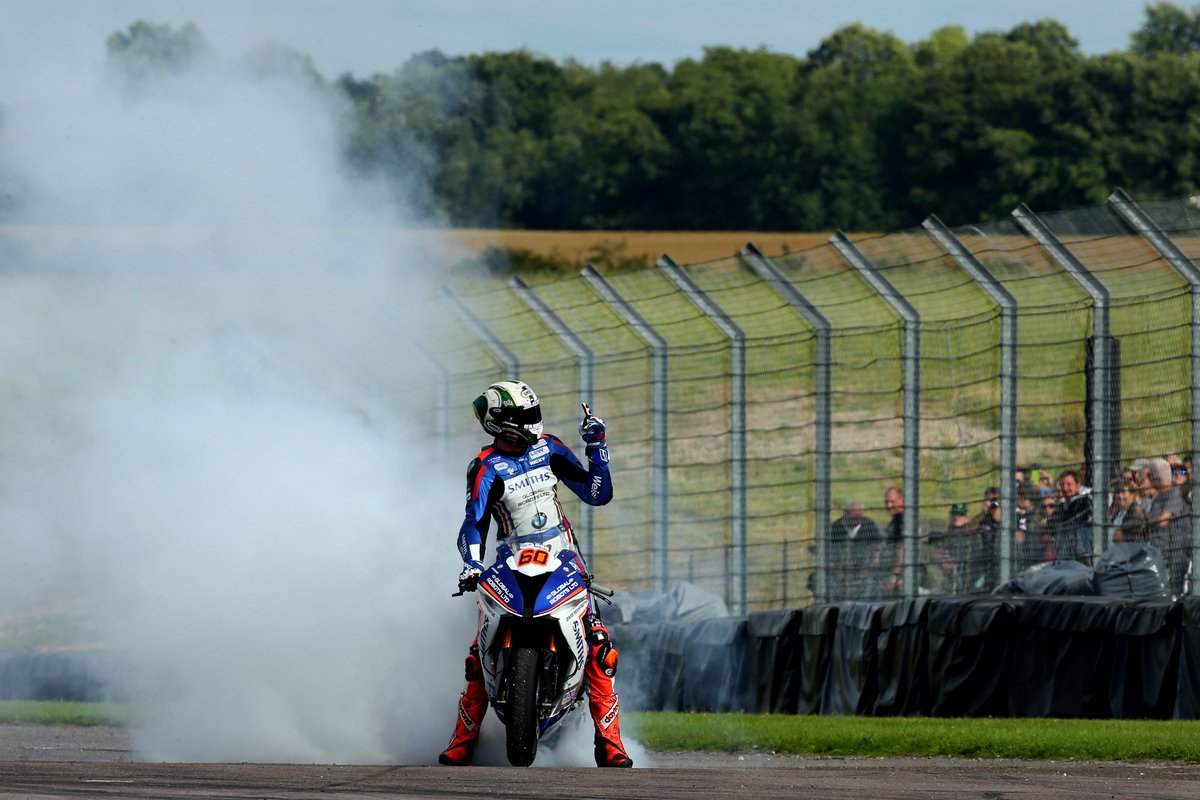 Bennetts British Superbike Championship (@officialbsb) on Twitter photo NEWS: @Smiths_Racing BMW fight to first MCE BSB victory with <a href="/peterhickman60/">Peter Hickman</a> in race two - bit.ly/2ug2YbN #ThruxtonBSB NEWS: @Smiths_Racing BMW fight to first MCE BSB victory with <a href="/peterhickman60/">Peter Hickman</a> in race two - bit.ly/2ug2YbN #ThruxtonBSB