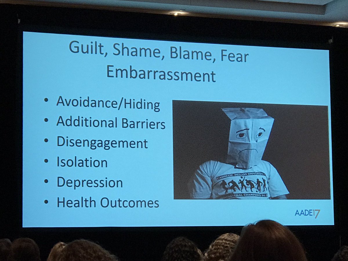 MelissaJoyRD's tweet photo. This is NOT how we want PWD to feel  #AADE17 https://t.co/nILOKqEaN0
