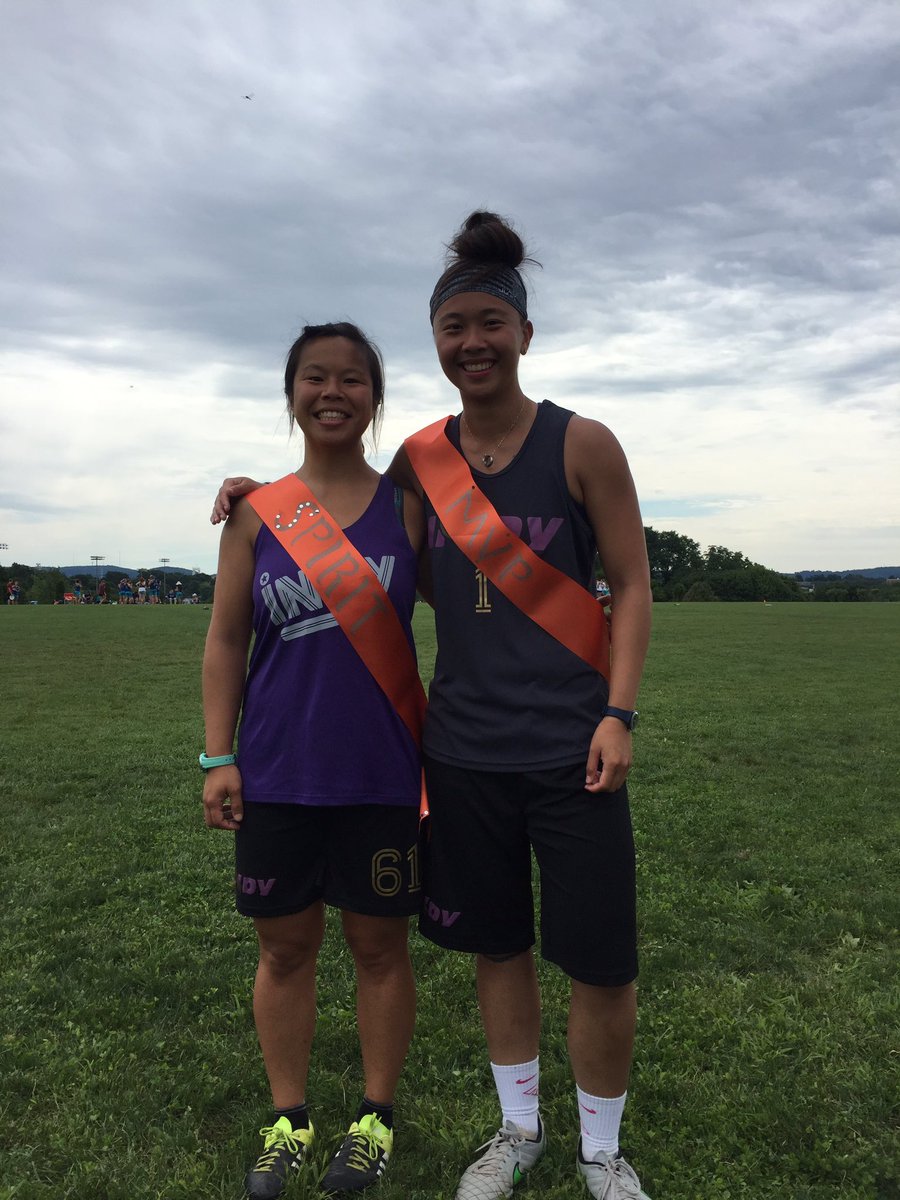 Also! We forgot to tweet out our spirit winners from our game against <a href="/suffrageulti/">Suffrage Ultimate</a> Karen (Emily) and Amy!