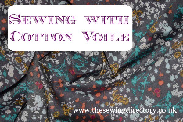 Learn tips on how to sew with floaty cotton voile fabrics with this guide ow.ly/bRTe30e2aXG
