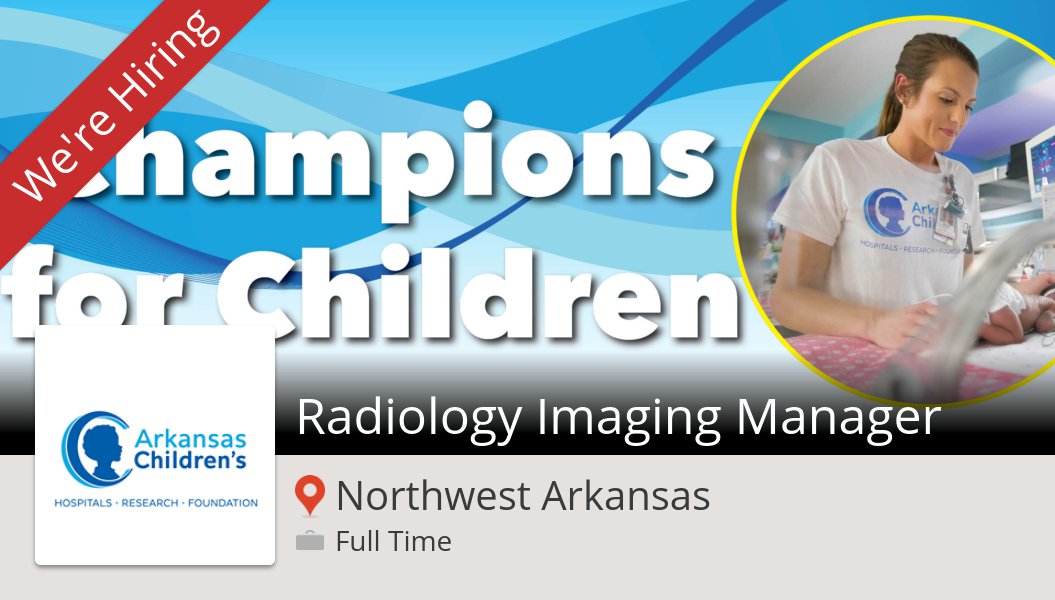 LauraSpies16's tweet photo. #Radiology #Imaging Manager https://t.co/R2zKKHT3RU #ChampionsForChildren https://t.co/57g9MwgVcU