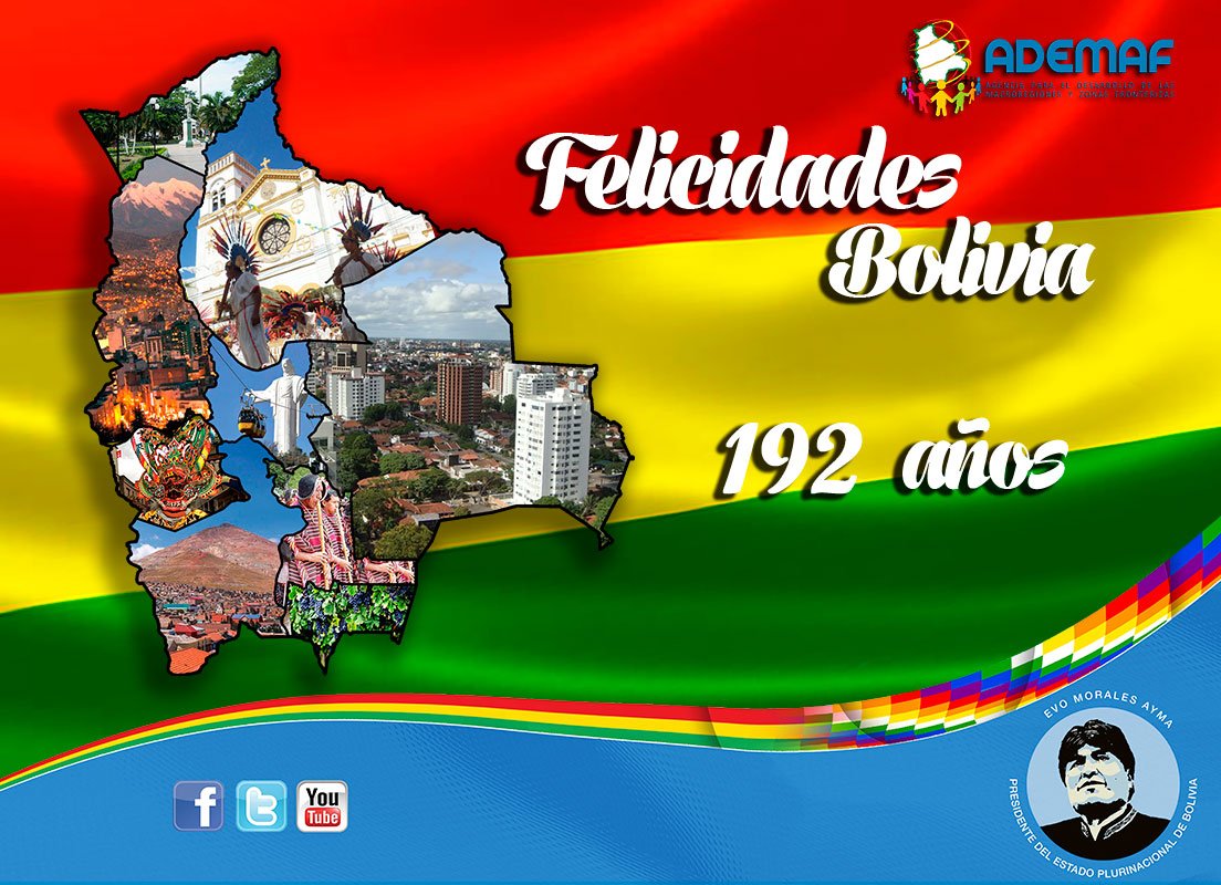 BENIINFORMA's tweet photo. “Felicidades Bolivia” https://t.co/EOz5aB7Gu1