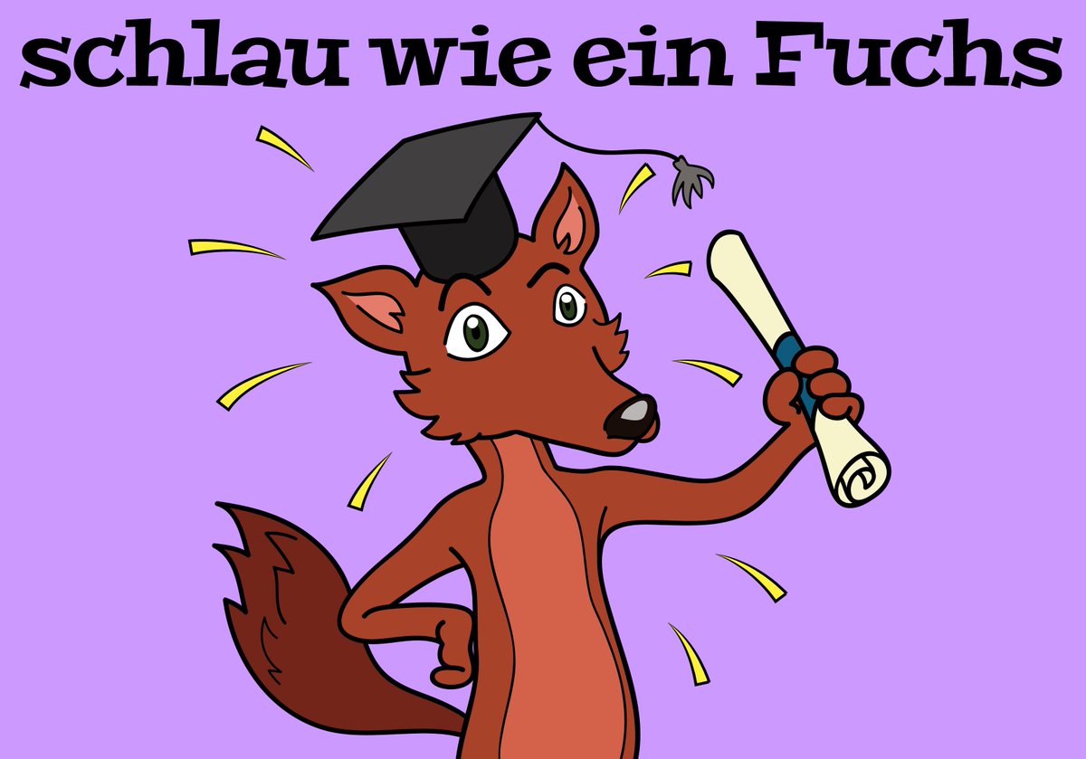 HYG Learn German on Twitter "Mein Bruder ist schlau wie ein Fuchs! 🦊