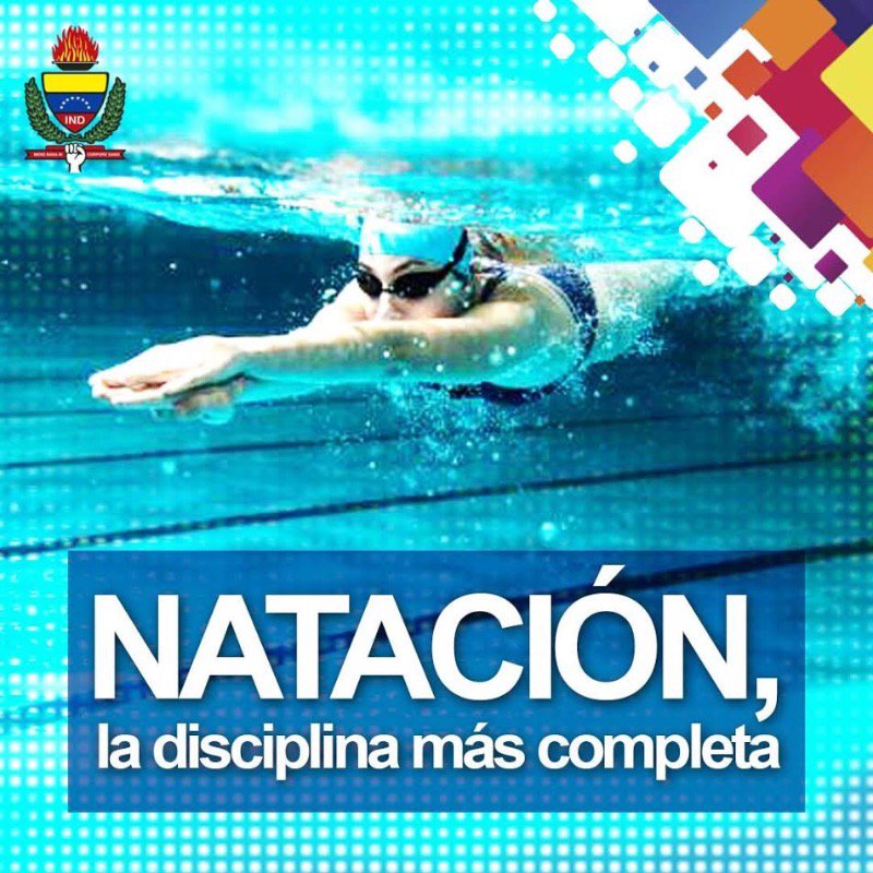 INDeporteVE's tweet photo. #DeporteContigo al practicar natación tu cuerpo quema muchas calorías en el agua tus músculos trabajan de 5 a 6 veces más qe en tierra firme https://t.co/69SZYJidzz