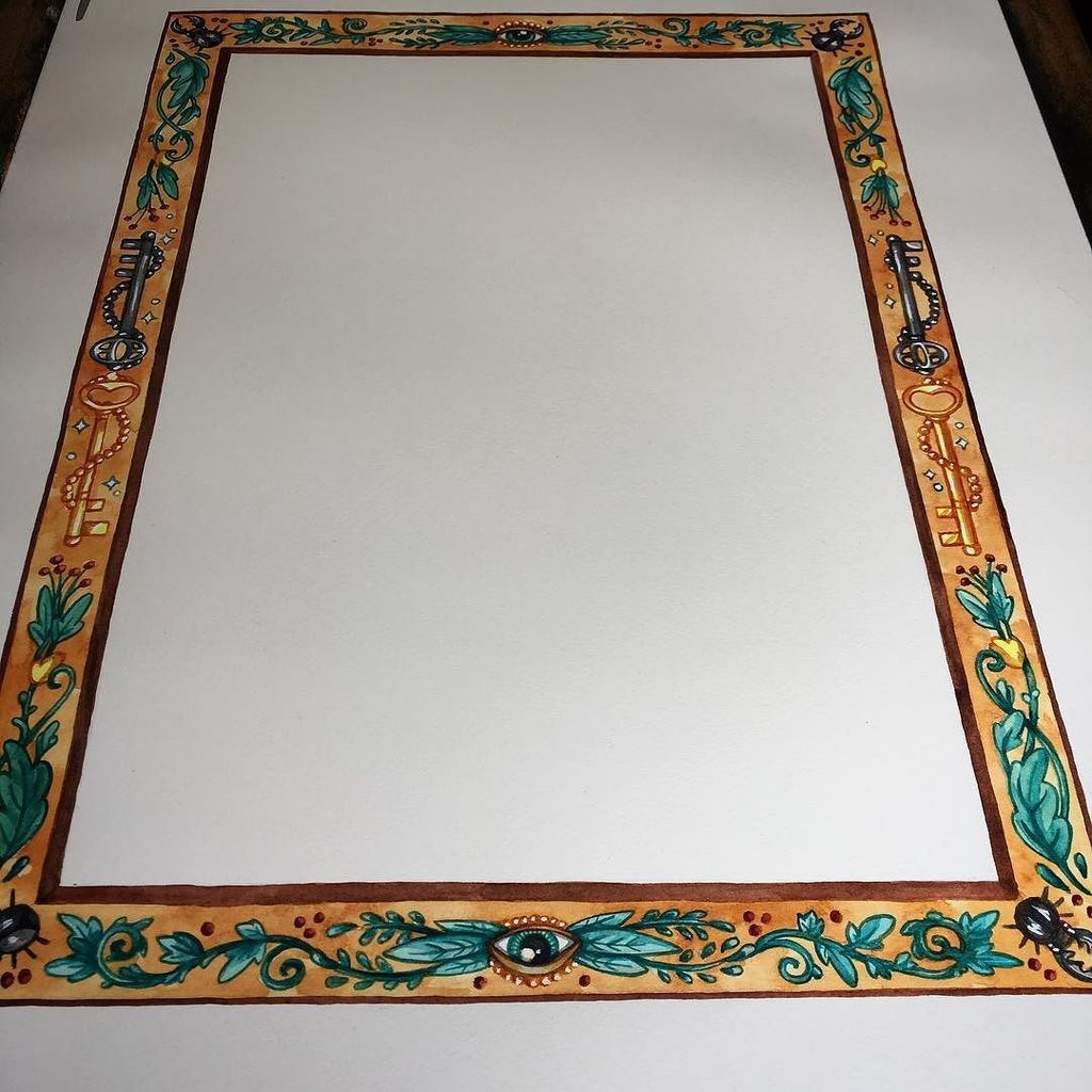 KellyPattonArt's tweet photo. #kellypattonart #watercolor #secretwoods #frameart #magical #symbolism https://t.co/iXqgDnYFuP https://t.co/IqxYhSlBtT