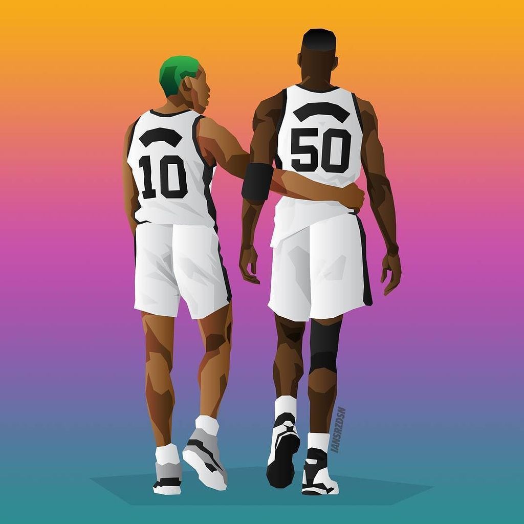 The Admiral & The Worm Happy birthday to the legend and Hall of Famer, David Robinson  