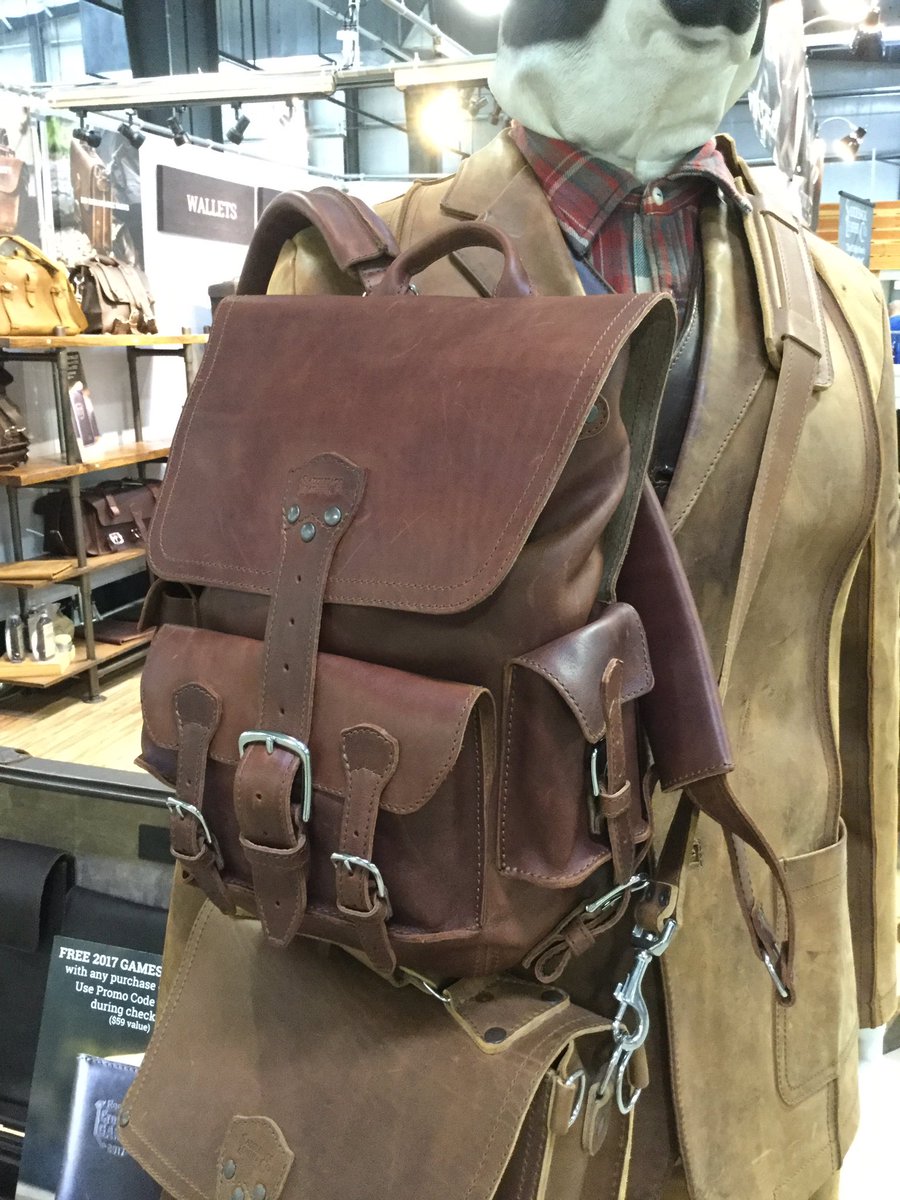saddleback front pocket backpack