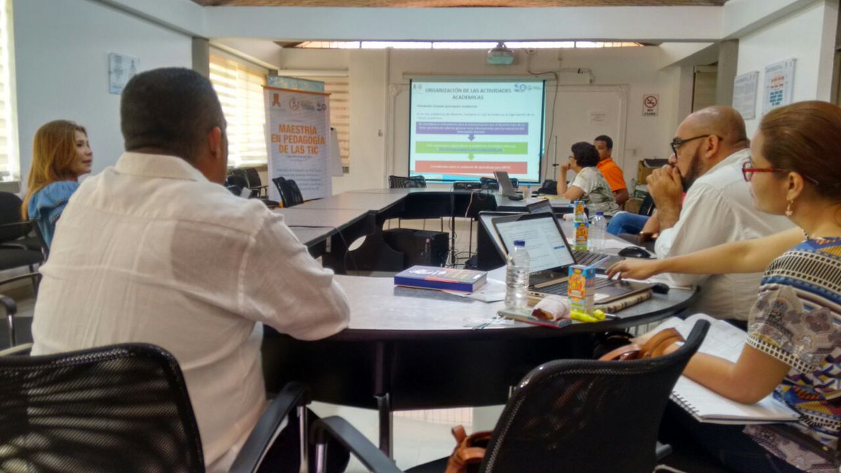 MaestriaPTic's tweet photo. El grupo Motiv@r de @UniLaGuajira, fortalece la presentación de condiciones de calidad ante PARES del MEN, para renovación de RC de MPTIC https://t.co/2TjKVYJ6uO