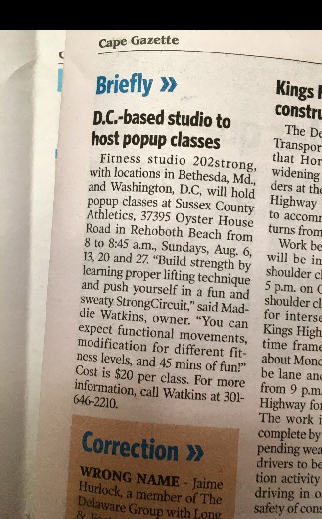 If you weekend in <a href="/rehoboth_beach/">Rehoboth Beach</a> <a href="/202strong/">202strong</a> is there for you, too! Sundays in August 8am, Sussex County Athletics😎🤸‍♀️💥
