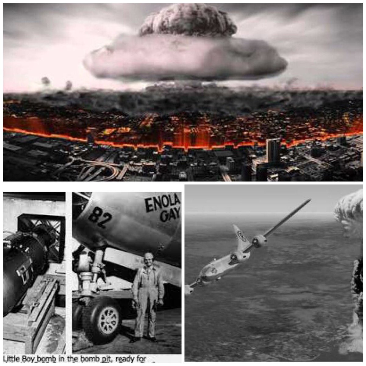 72 yıl önce bugün 6 Ağustos Hiroşima, ilk etapta 70bin sonra 200bin ölü, daha Nagazakisi var, nükleer silahlnmada kara lekeli dönüm noktası.