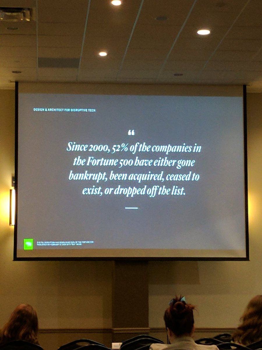 mlhassett's tweet photo. even as a big company, you have to constantly #disrupt the #tech. cool insight from #ACTWATX! https://t.co/sdy1qmemXJ