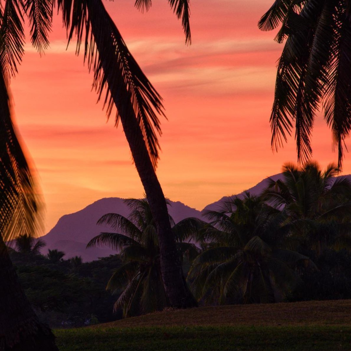 Fiji is famous for its sunsets... but sunrise isn't too bad either👌 [I/G: @benmuldertravels] #Fiji #FijiNow