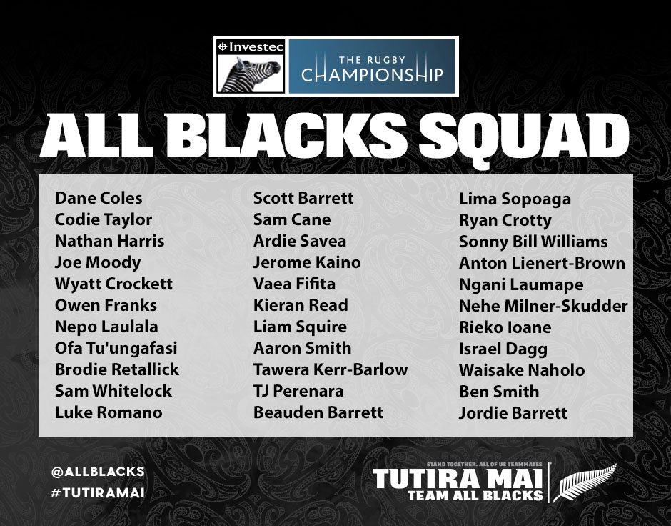 44+ Squad All Blacks Players Names PNG
