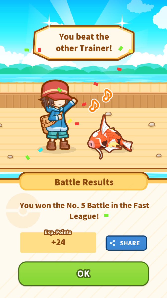 blahword's tweet image. Take that!
My precious Nick
jumped 64.21 m and won! #Magikarp koiking.jp/r/