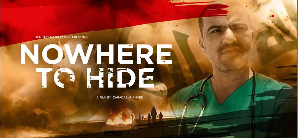 davidpecklive's tweet image. "Nowhere to Hide" @NTHDoc tells the story of Nori, a medic in Iraq. Fimmaker Zaradasht Ahmed joins me this interview buff.ly/2tOWGz1