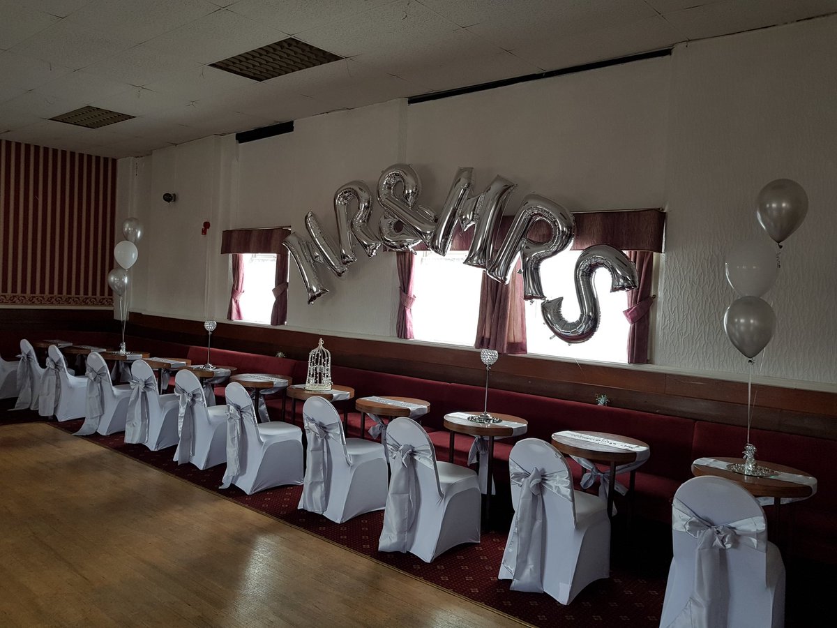 BalloonbeyondUK's tweet image. Function Room 2 at The Arnold Liberal Club.

Congratulations Mr and Mrs Hulland!