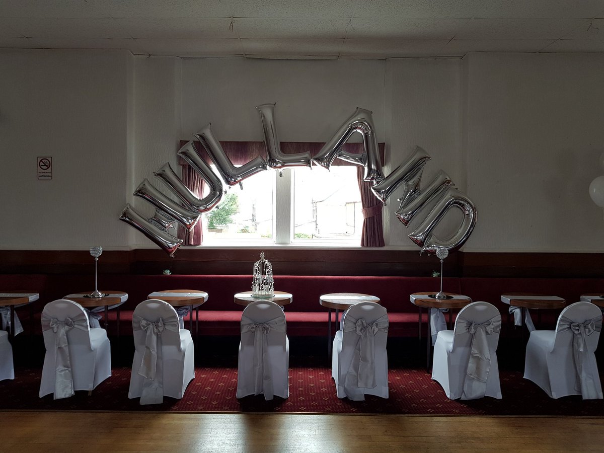 BalloonbeyondUK's tweet image. Function Room 2 at The Arnold Liberal Club.

Congratulations Mr and Mrs Hulland!
