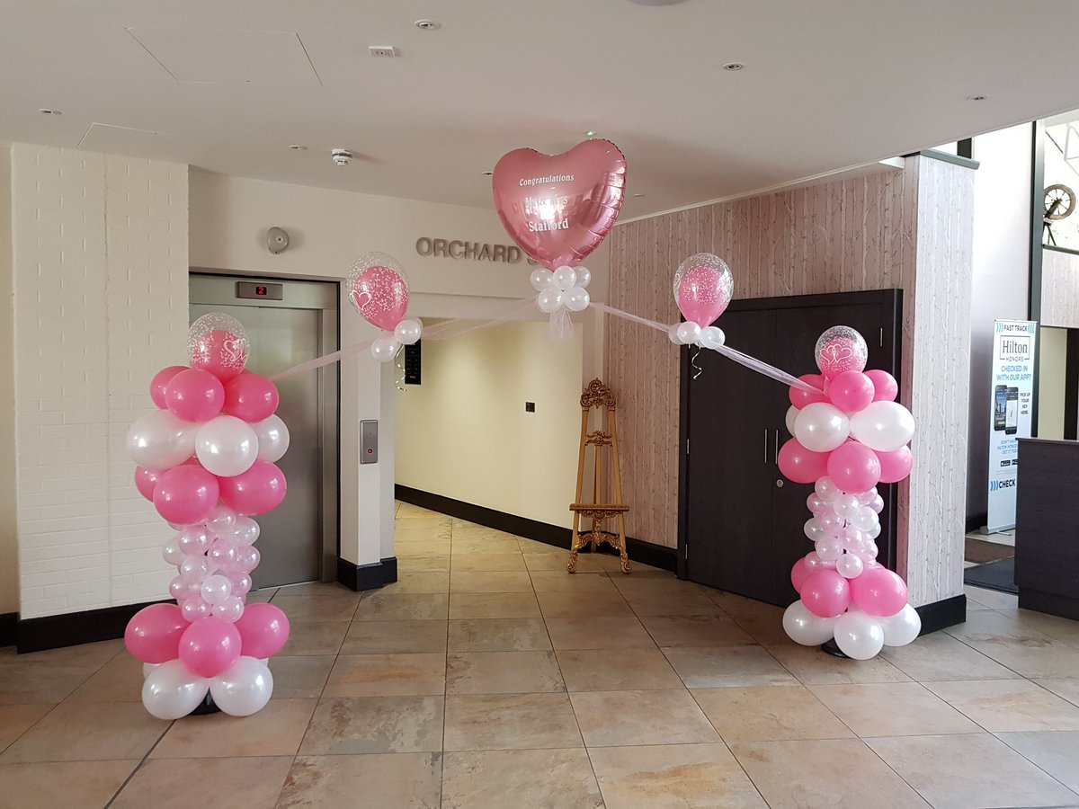 BalloonbeyondUK's tweet image. Wedding entrance arch!
Personalised balloon!
Congratulations Mr and Mrs Stafford!
@doubletree #weddingarch #Balloons