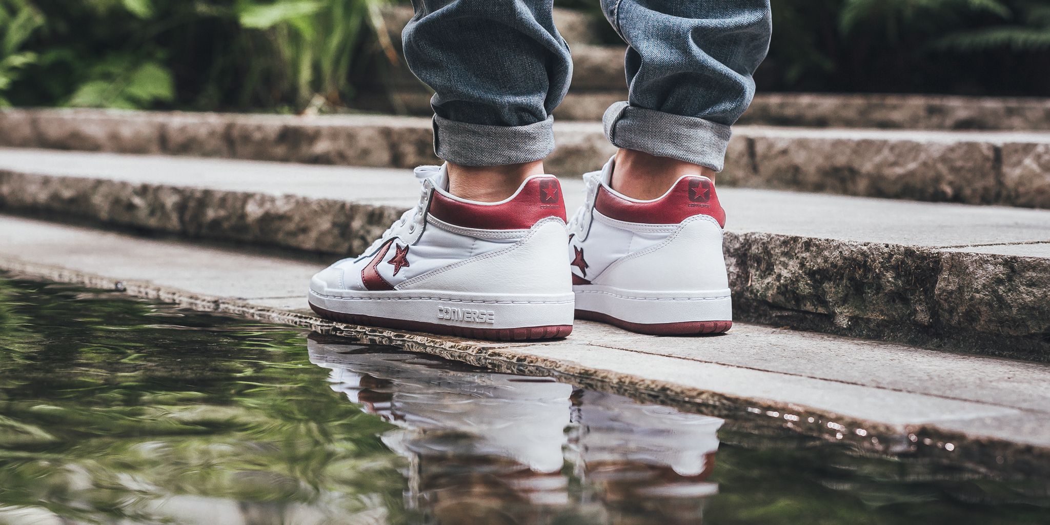Titolo on X NEW IN Converse Fastbreak Mid White Deep Bordeaux White SHOP HERE https t sLbaGPD076 https t 00uCDTm2I1 X