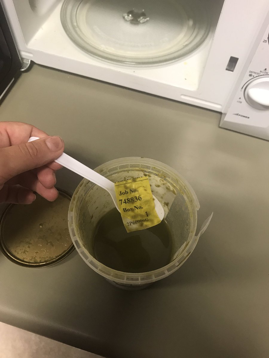 fairfax87's tweet photo. @GloriousFoods Umm hi. I just found this in my glorious greens soup which I had been enjoying up until that point.... https://t.co/lcWWgazBAG