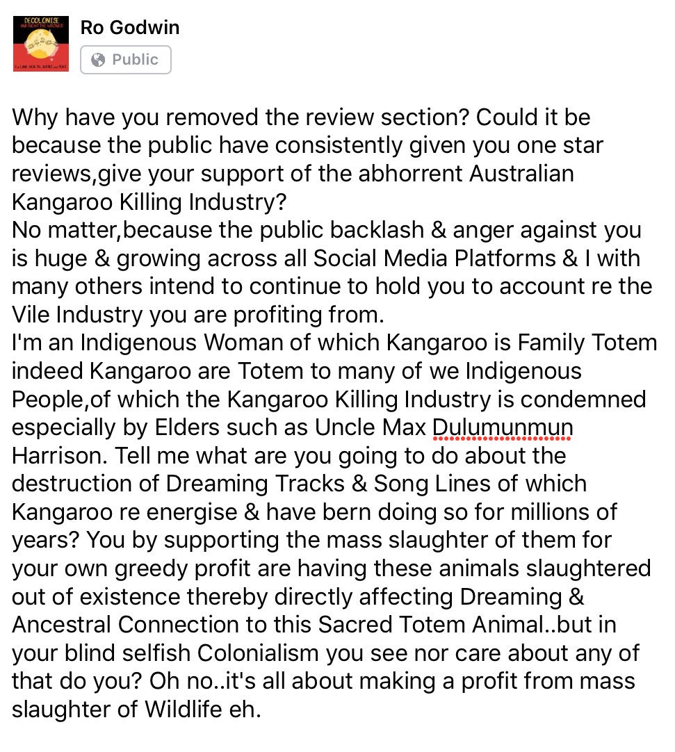 WatchKanga's tweet photo. #MarkWales You & Ur Company #KillKapture Removing Comments Etc From Ur FB Page..Nice Try..But The Public Anger Continuesπβπ½βπ½
#Kangaroo https://t.co/88j9BIhFP3
