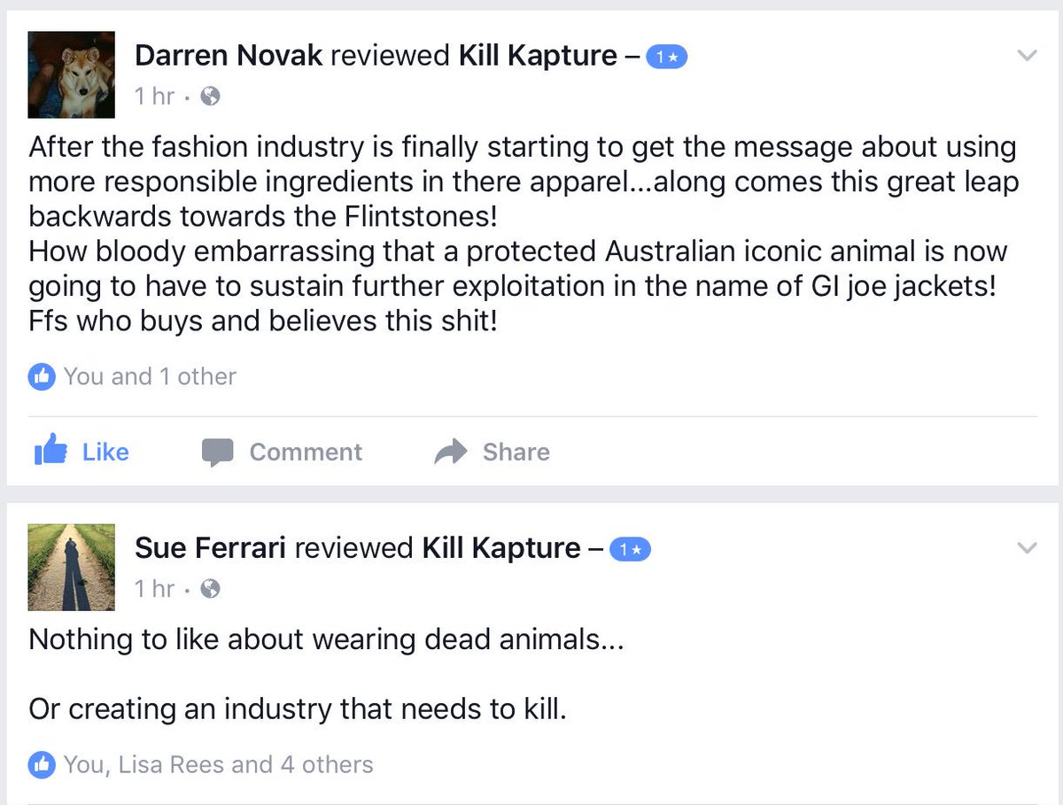 WatchKanga's tweet photo. #MarkWales You & Ur Company #KillKapture Removing Comments Etc From Ur FB Page..Nice Try..But The Public Anger Continuesπβπ½βπ½
#Kangaroo https://t.co/88j9BIhFP3
