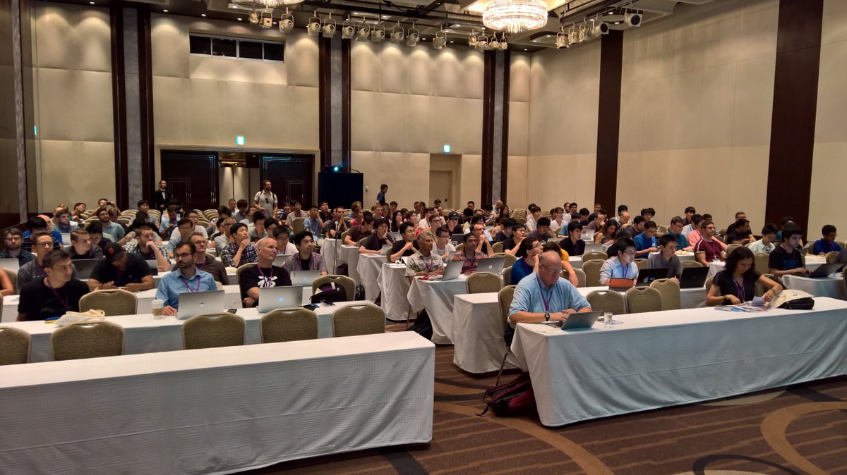 UnderdogGeek's tweet photo. I usually don't tweet about #CrowdSize but... 😇 #NN4IR #250plus #sigir2017 https://t.co/aVQQHOgsKN