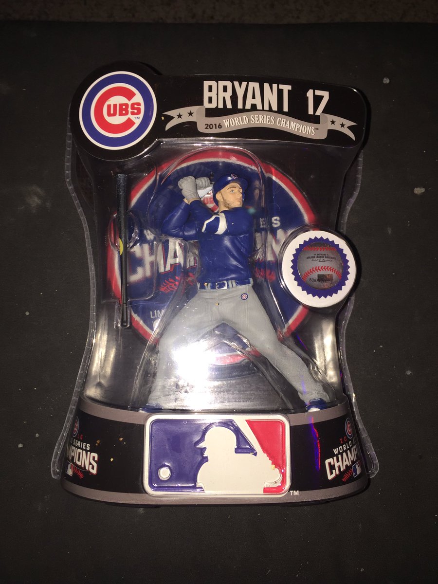 lil_nikks's tweet photo. Got my @Cubs @KrisBryant_23 #WorldSerieschampions #limitededition figure! #cubs #chicagocubs #collect #collection #collector https://t.co/KoP1iFxEYG