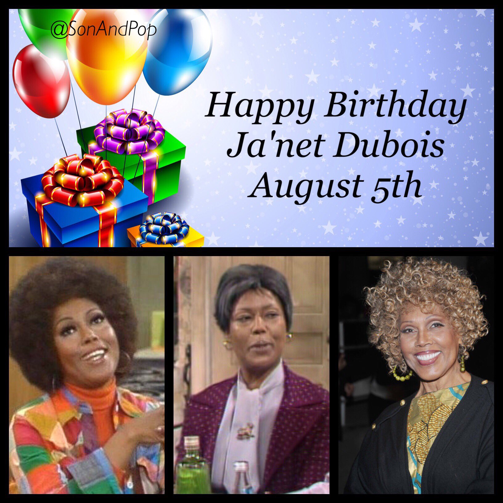 Happy Belated Birthday to actress Ja\net Dubois   