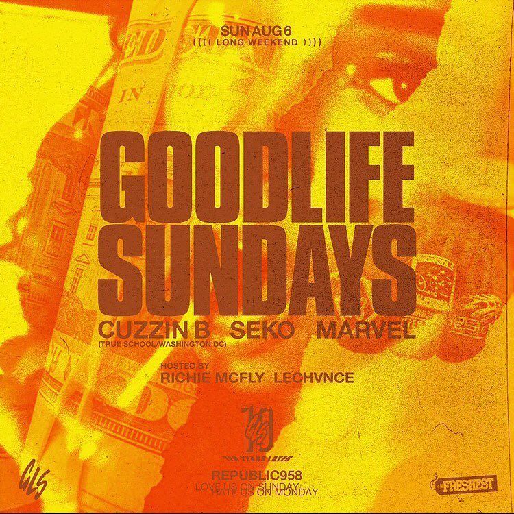 djwtru's tweet photo. #goodlifesundays tonight @republic958 with @djcuzzinb & @djmarvel + Richie McFly & @lechvnce on the 🎤
Also the homies @ricouno & @djarems … https://t.co/HaC3IXhiiy