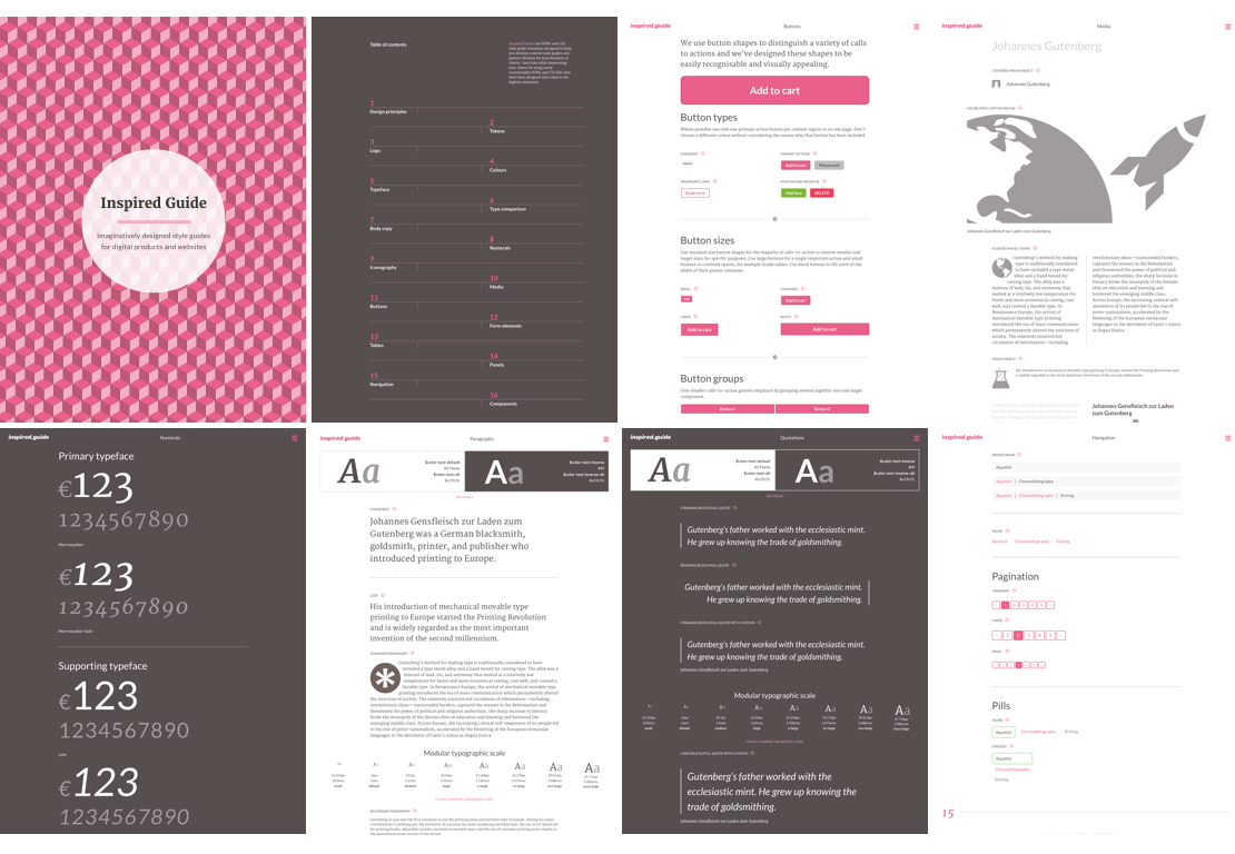 inspired_guides's tweet photo. Introducing Merriweather. A flexible style guide design that’s ideal for presenting a wide range of styles. https://t.co/7FgqJTRtwY https://t.co/esZiZLMEDt