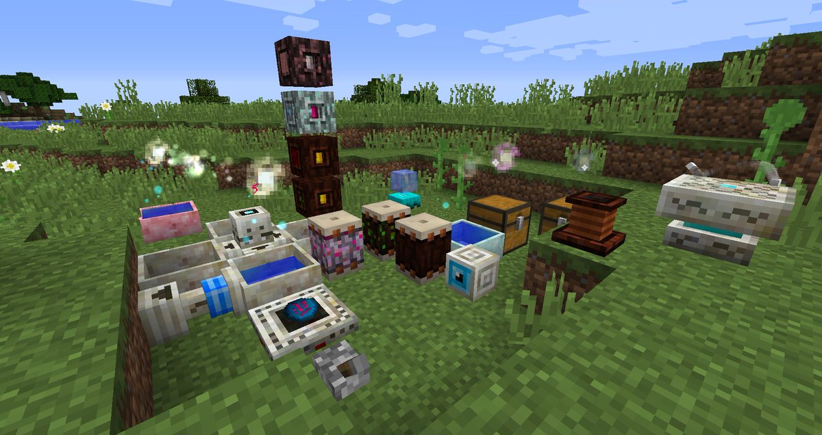 wiliv75's tweet image. The visual overhaul for #Botania 1.12 is coming together. #moddev #Minecraft