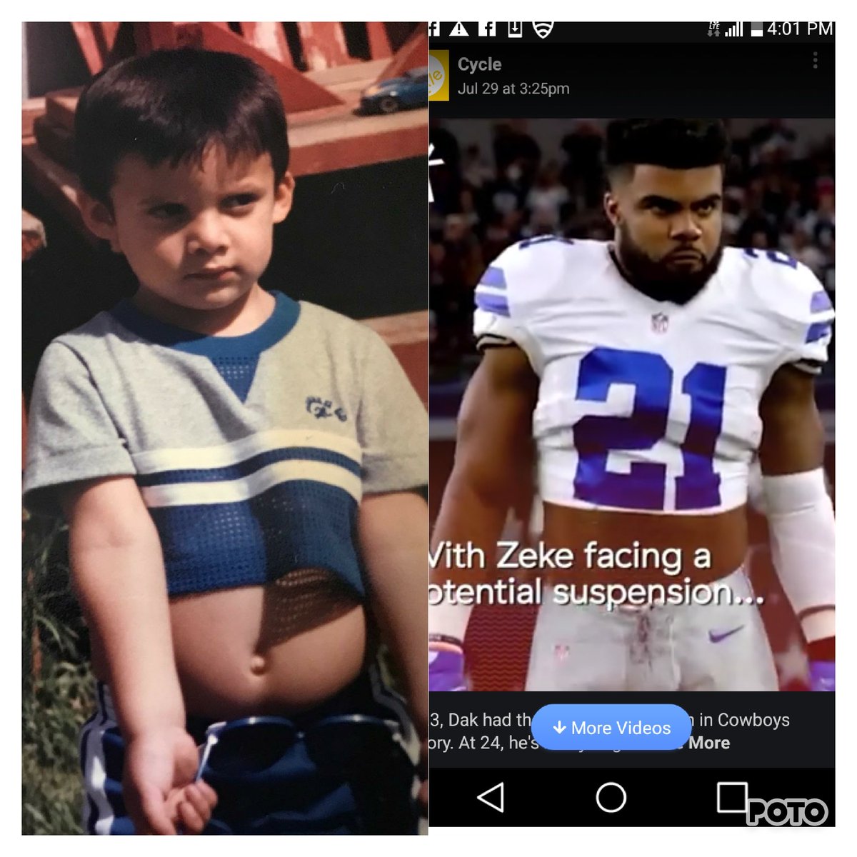 LouisDeLuna82's tweet photo. @EzekielElliott been a cowboy and rockin the croptop since the 80's.... Feed me..... DC4L https://t.co/WUEsTtLTwx