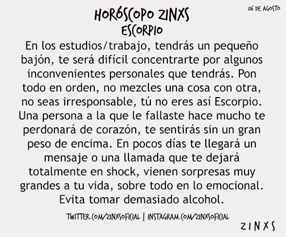 zinos__'s tweet photo. #RegresóElHZ 
#HoróscopoZinxs #Escorpio 
Parte I, II &amp; III. https://t.co/8qrfxOXPOG