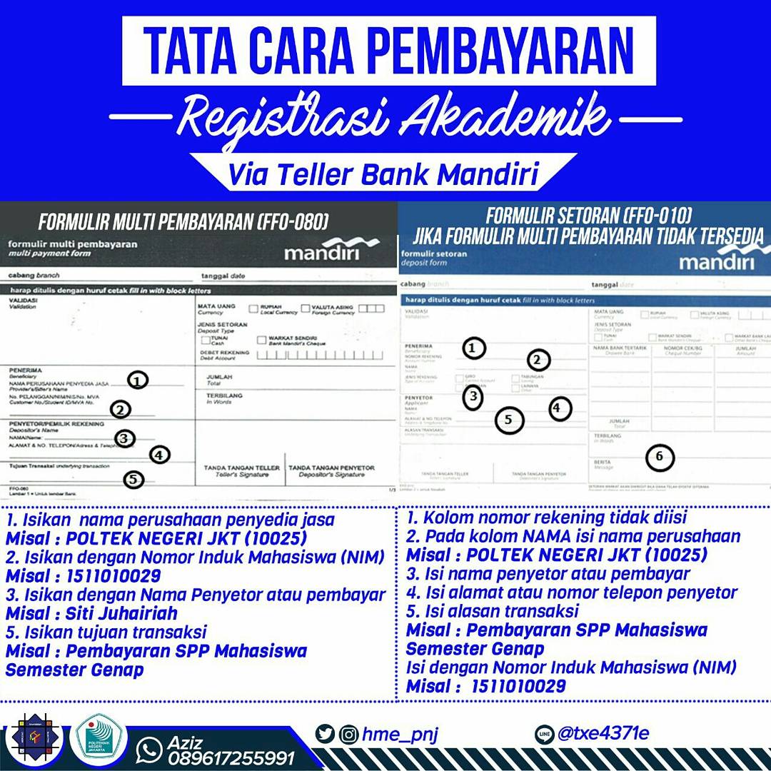Registrasi akademik sudah dimulai tanggal 7-11 Agustus 2017, yuk segera registrasi 😊