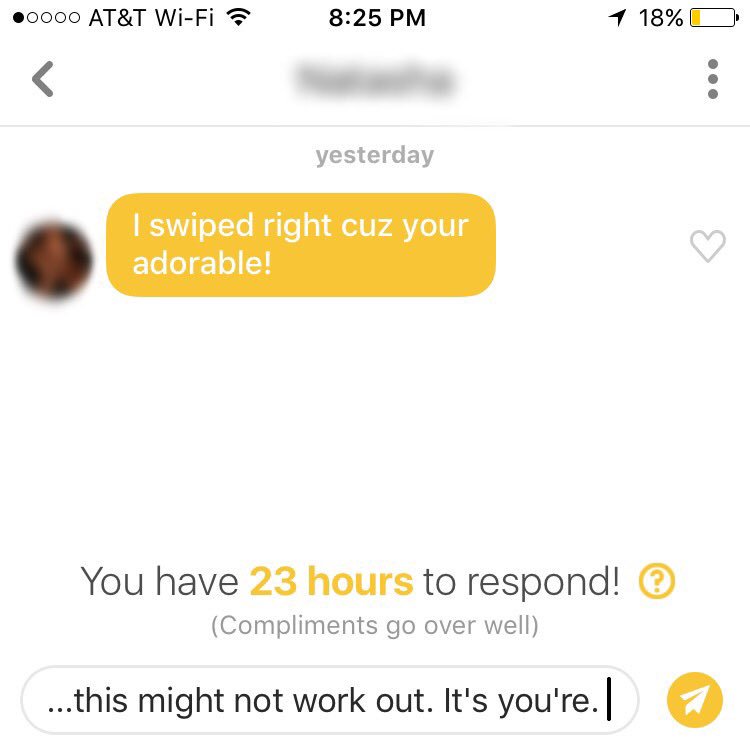 KADENRADIO's tweet image. #SAVAGE AF when it comes to #dating apps. profile clearly states, "I'm never wrong, about anything." @bumble_app #Bumble 🐝