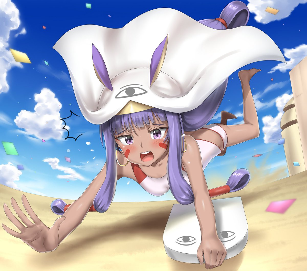 ねでぃあ ｃｍにてこけるニトクリスが可愛かったので Fgo