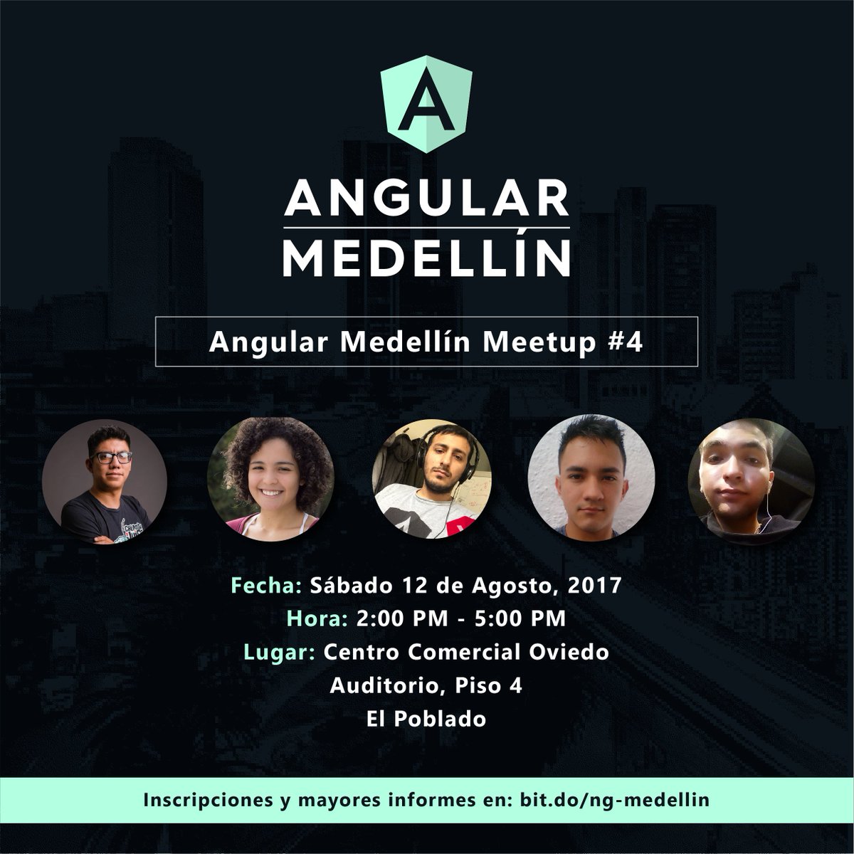 jdjuan's tweet image. For the first time, two @GoogleDevExpert are joining us in our 4th #AngularMedellín meetup! ⚡️⚡️⚡️ Let&apos;s spread the word! 😀🤓🙌