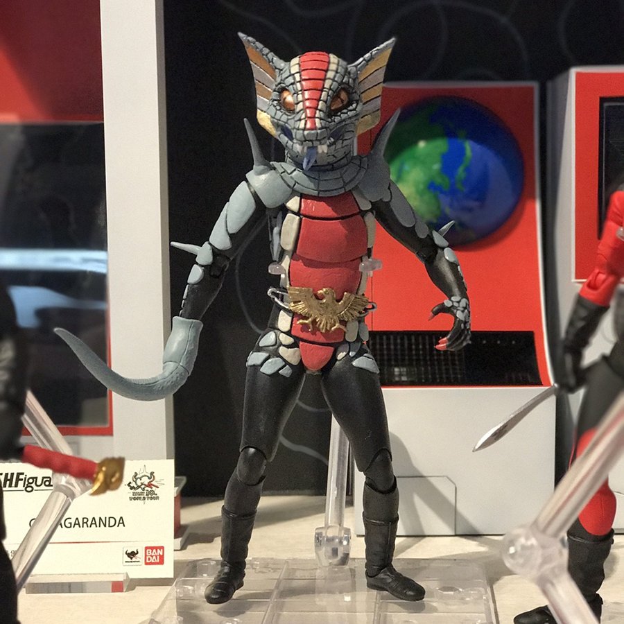 魂ネイションズ公式 魂フィ 在 Twitter 上 ワールドツアー台北なう S H Figuartsでショッカー幹部 怪人 戦闘員が一挙に参考展示 こちらは リクエストもいただいた ガラガランダ と ゲルショッカー首領 です T Co Dynpukdzkh 魂台北