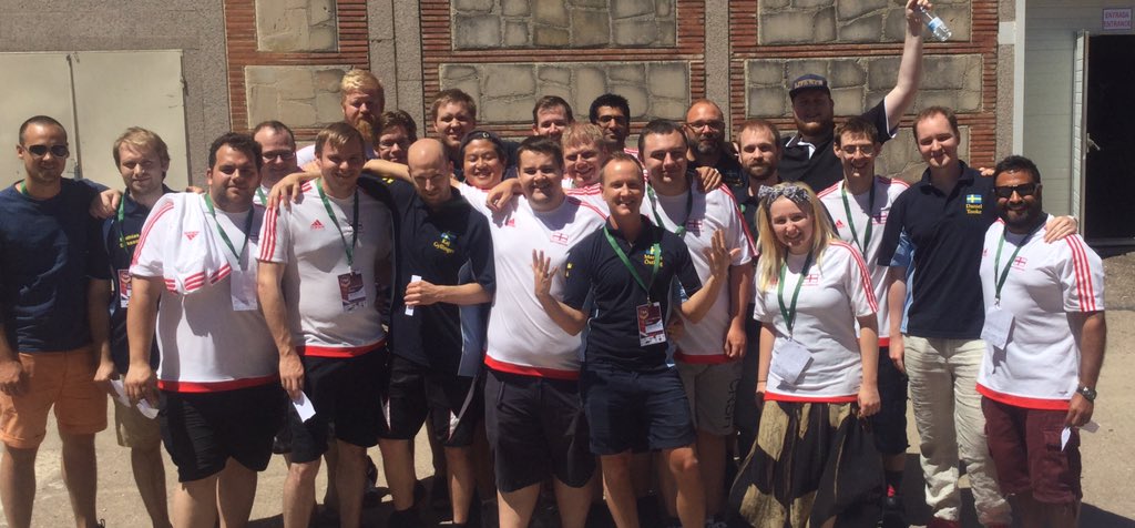 Tankarock's tweet image. Pre final game photo, pleasure as always to play the Swedes.