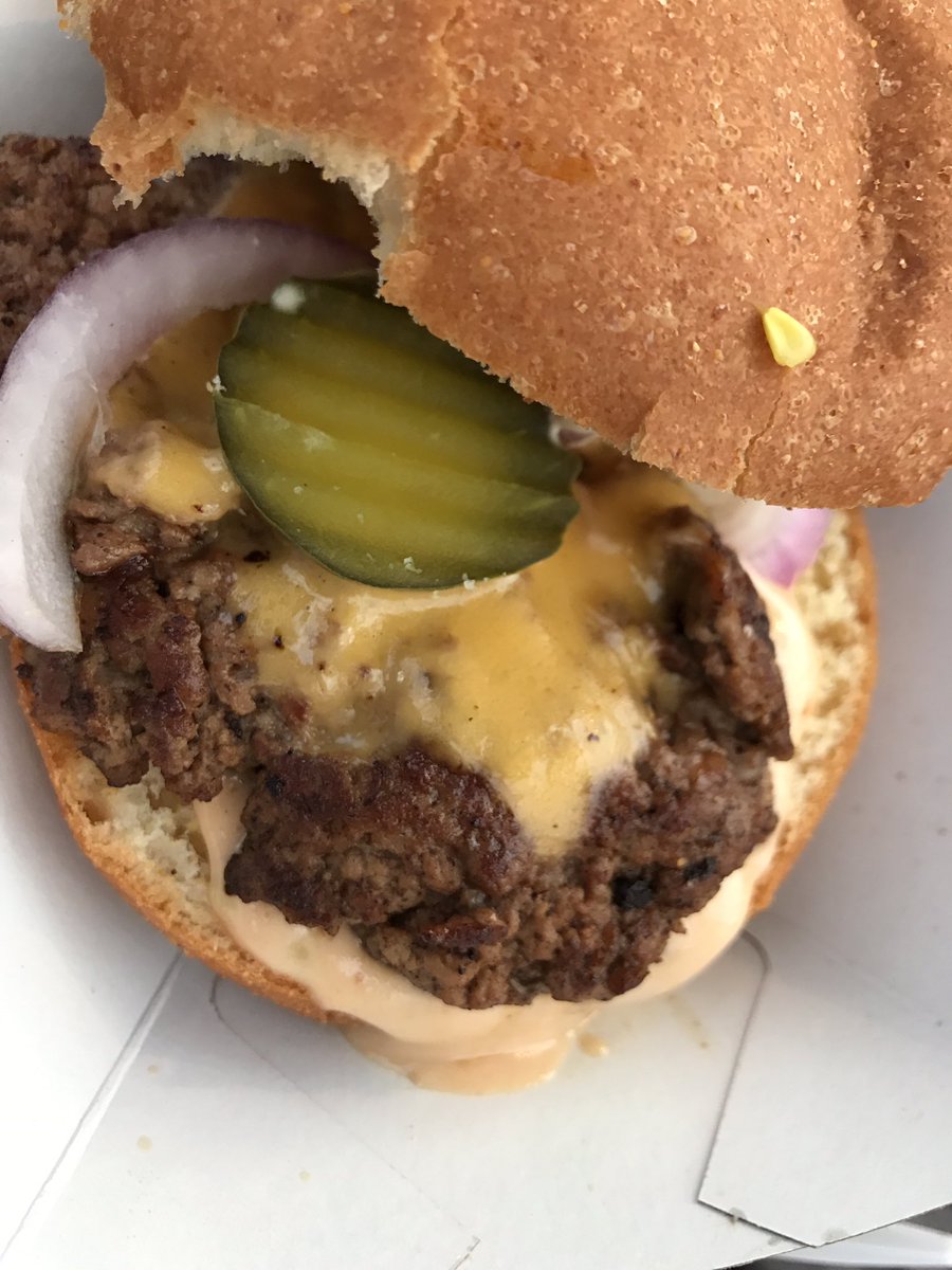 99malik99's tweet photo. Enjoying @HolyGrill at @muslimfest 

God bless you @chefaleem 

#HolyBurger #ButterChickenPoutine https://t.co/rGZb0nMAIv