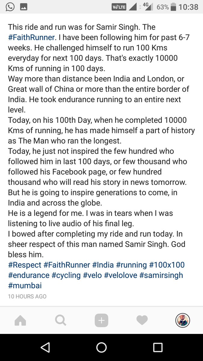 kp1200's tweet photo. Something I wrote for Samir Singh yesterday. #FaithRunner https://t.co/bAPXhqJY5s