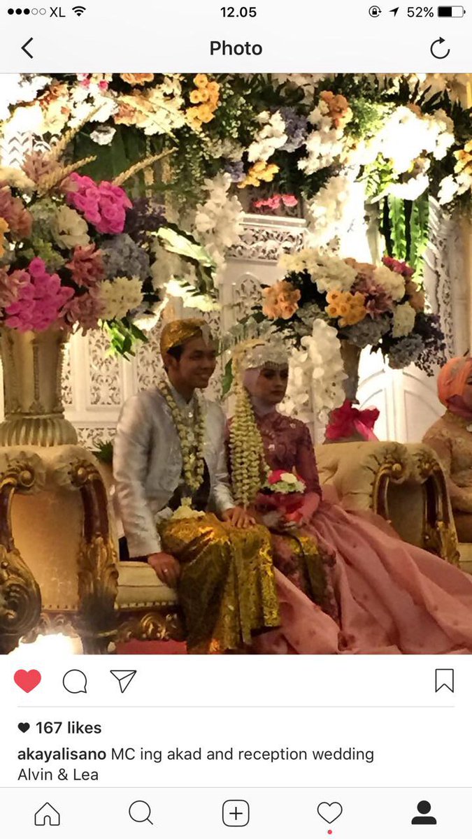 mc akad &amp; resepsi
#AlvinLea