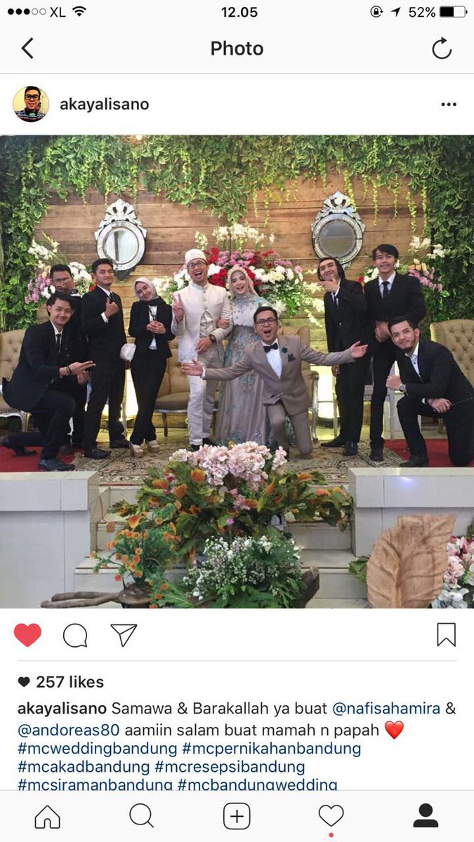 mc akad &amp; resepsi
#NafisahAndre