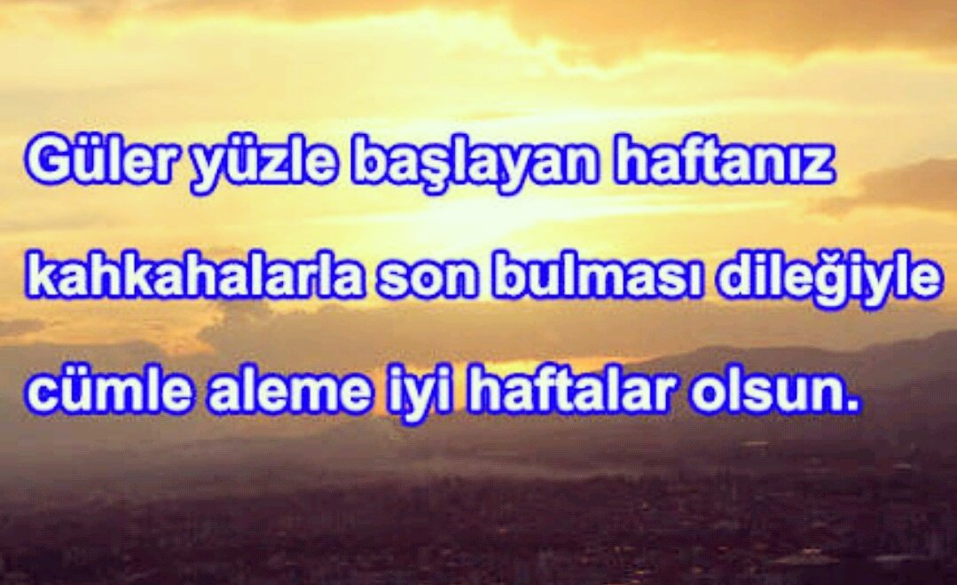 Guuuuunnnaayyyddiiinnnnn,haftaya gulen yüzle baslayin,musmutlu ~sağlıklı~ huzurlu haftalar dilerim herkese 😊 #iyi #mutlu #huzurlu #haftalar