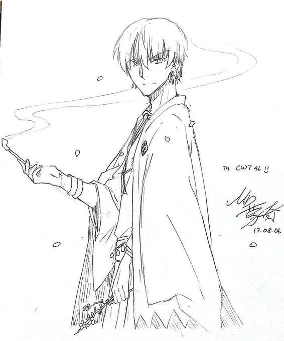 #FGO #簽繪 
場次上畫的簽繪
太久沒畫手繪了? 